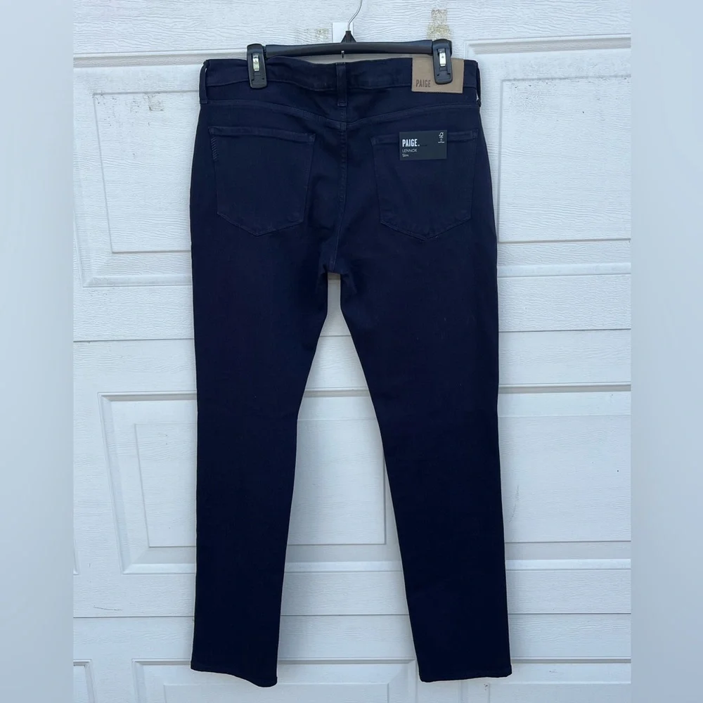 Men's Paige Lennox navy blue jeans slim size 32 NWT